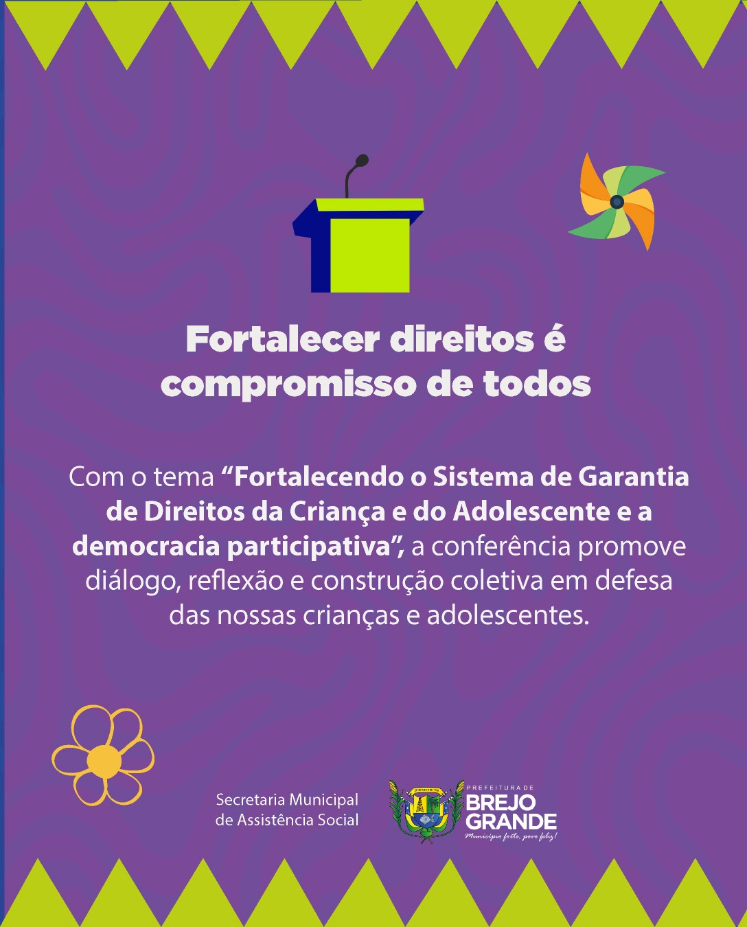 Foto da notícia 6ª CMDCA - Conferência Municipal dos Direitos da Criança e do Adolescente.