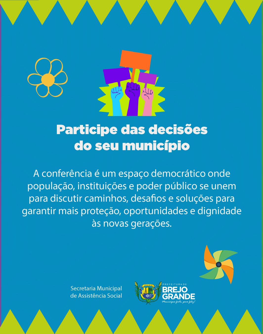 Foto da notícia 6ª CMDCA - Conferência Municipal dos Direitos da Criança e do Adolescente.