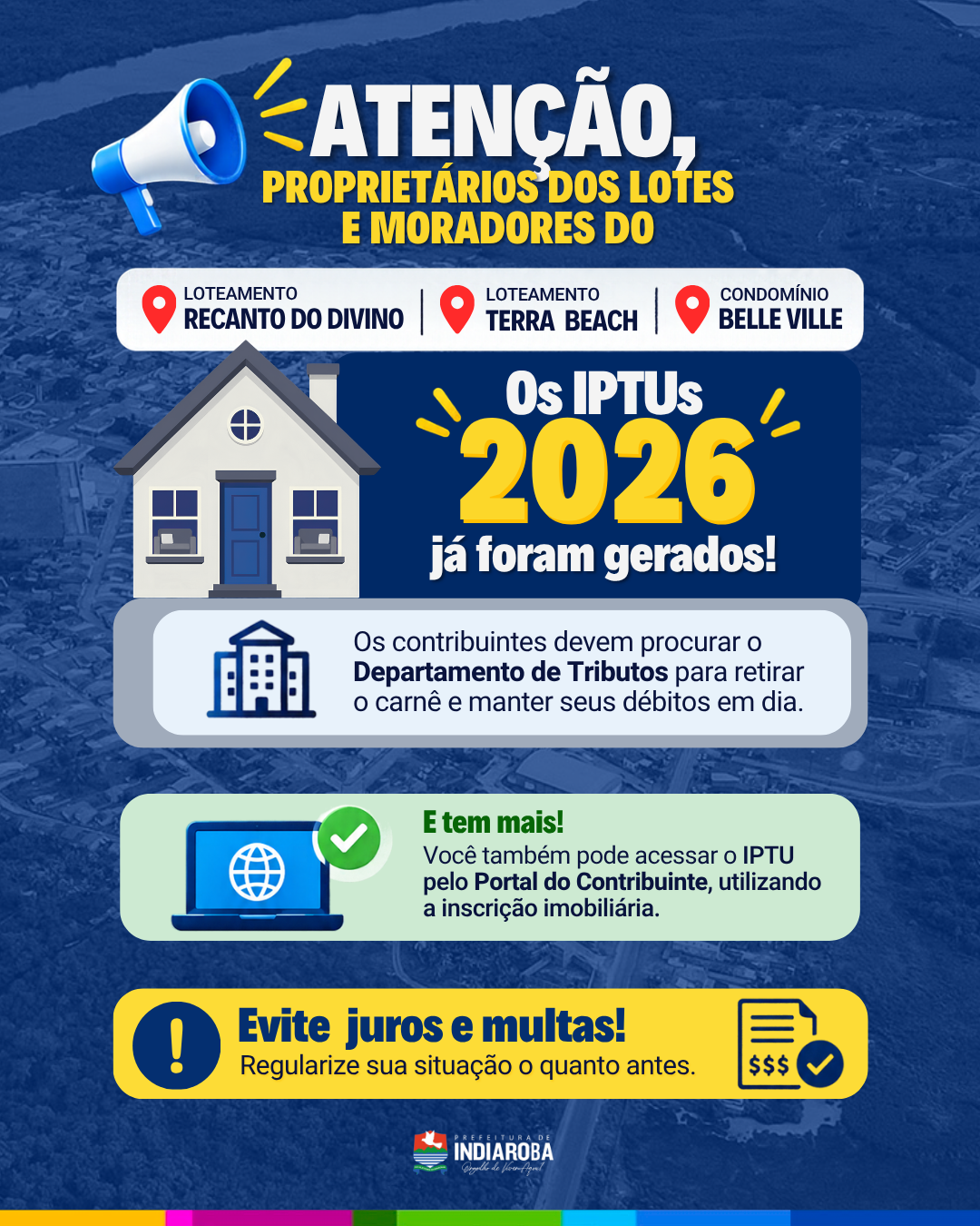 📢 ATENÇÃO, CONTRIBUINTES!