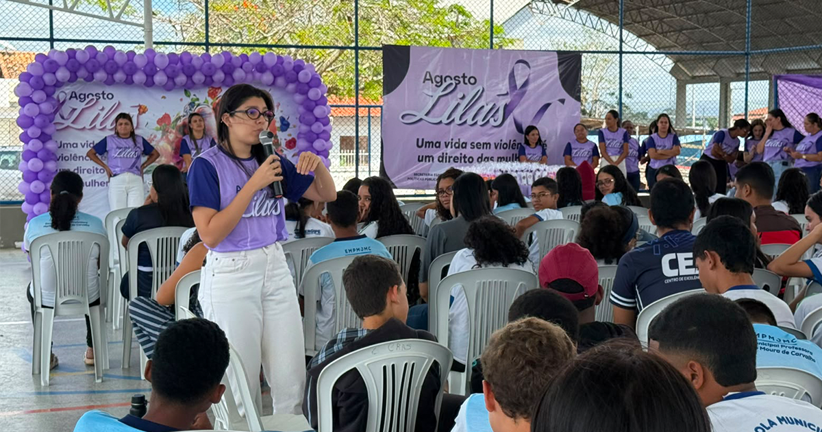 Prefeitura realizou ação para  fortalecer a conscientização, o respeito e a proteção às mulheres.