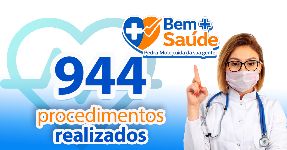 Números do Bem  Mais Saúde Pedra Mole em sua segunda edição
