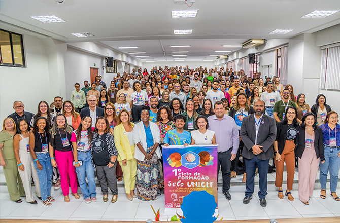 Pedra Mole presente no 1° Ciclo de Formação do Selo UNICEF 2025-2028