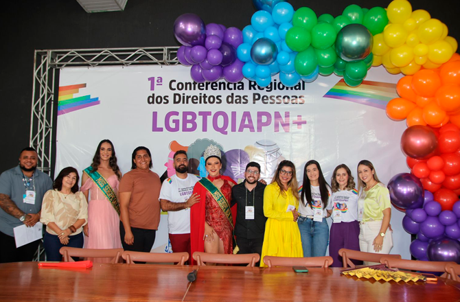 Pedra Mole presente na 1ª Conferência Regional do Direitos das Pessoas LGBTQIAPN+ em Frei Paulo.