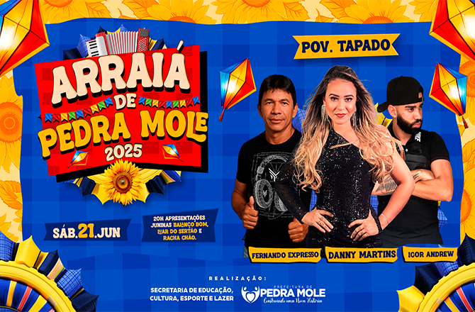 Neste domingo, o Arraiá de Pedra Mole 2025 vai invadir o povoado Gravatá