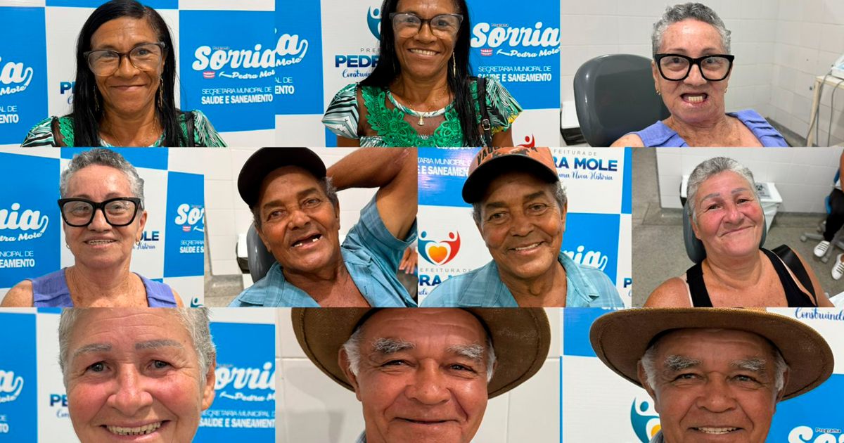  30 novos sorrisos são devolvidos através do programa Sorria Pedra Mole!