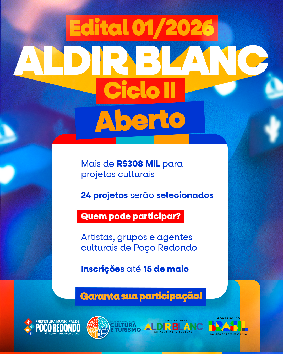 EDITAL DE CHAMAMENTO PÚBLICO - ALDIR BLANC