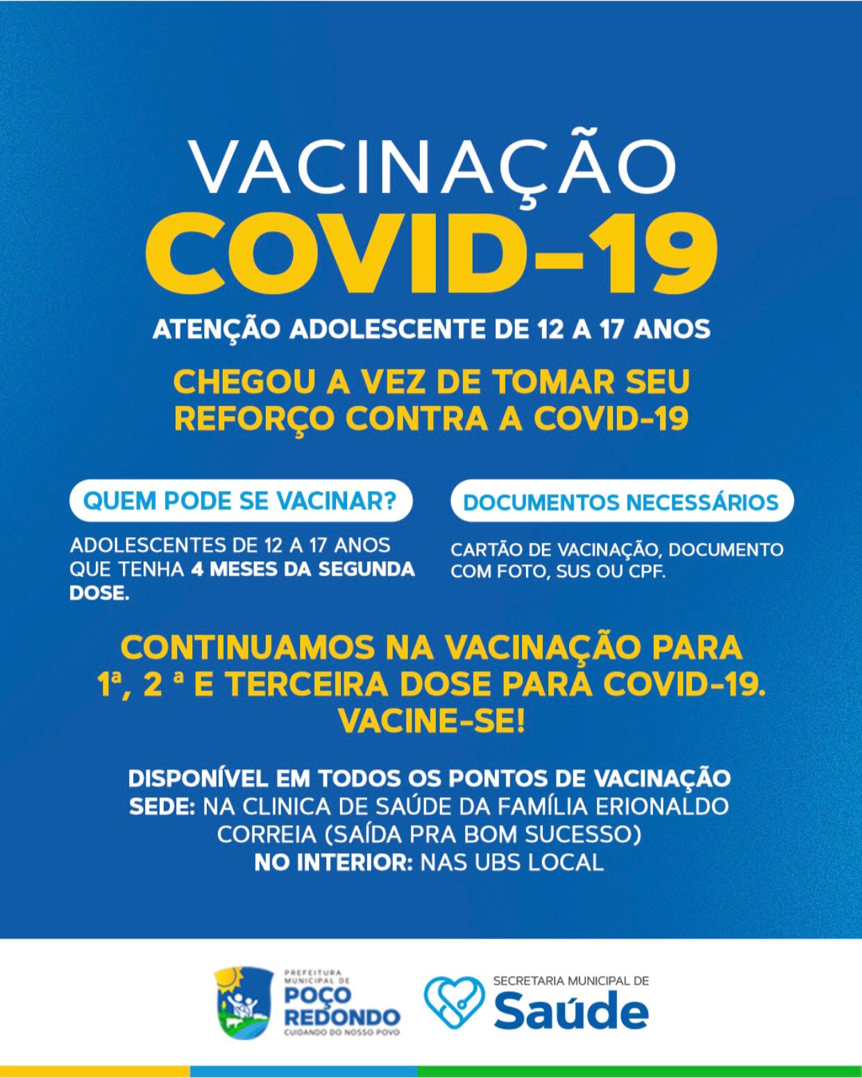 Atenção adolescentes!