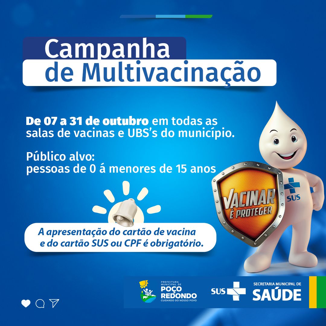 Comunicado importante – Secretaria Municipal de Saúde