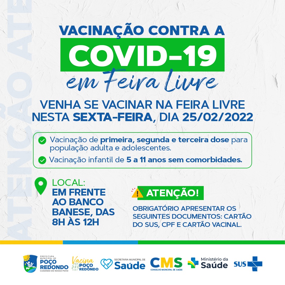 Vacinação em Feira Livre