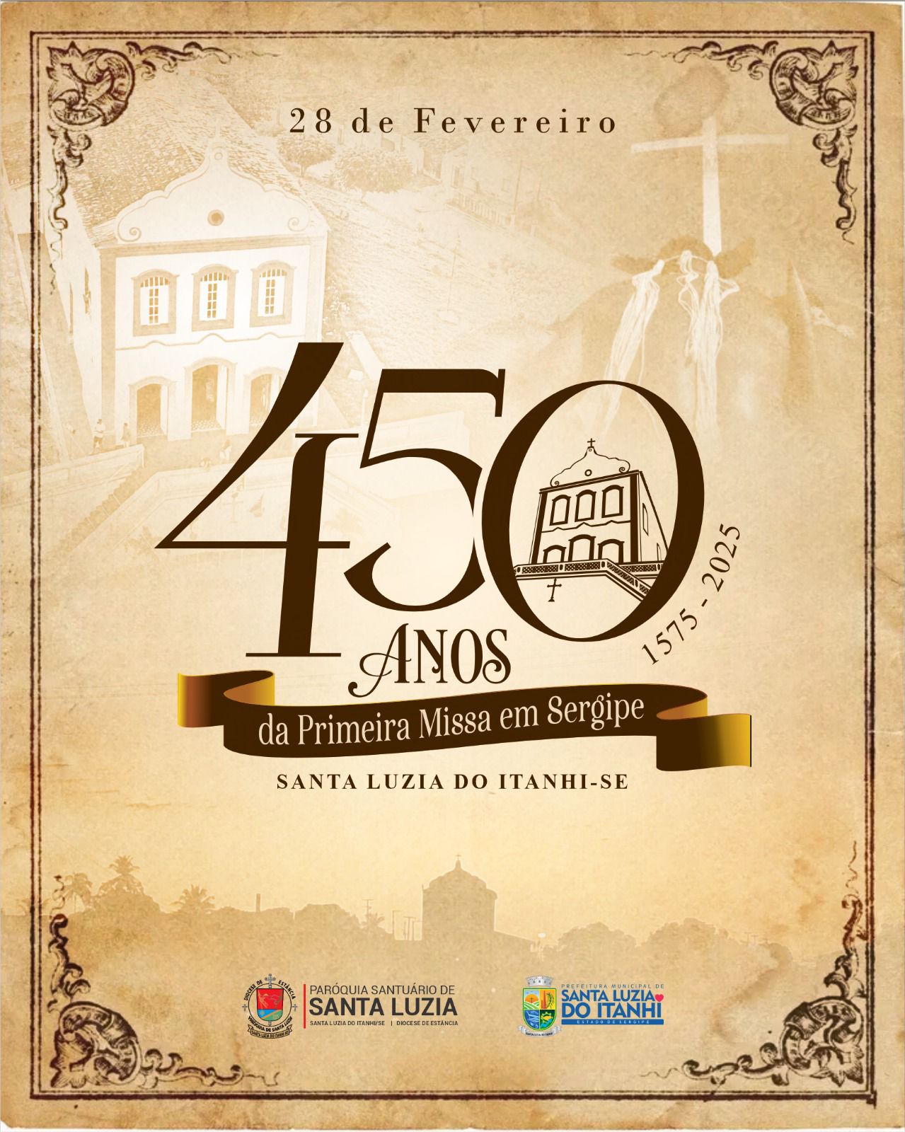 Foto da notícia Celebração dos 450 anos da Primeira Missa em Sergipe será realizada no dia 28 de fevereiro