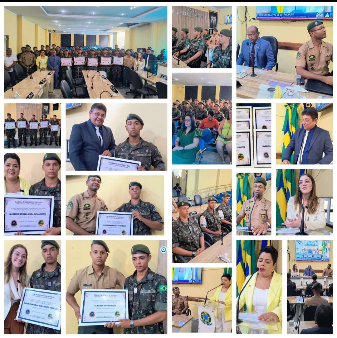 Sessão Solene da CME entrega Diplomas para soldados do Tiro de Guerra 06-013