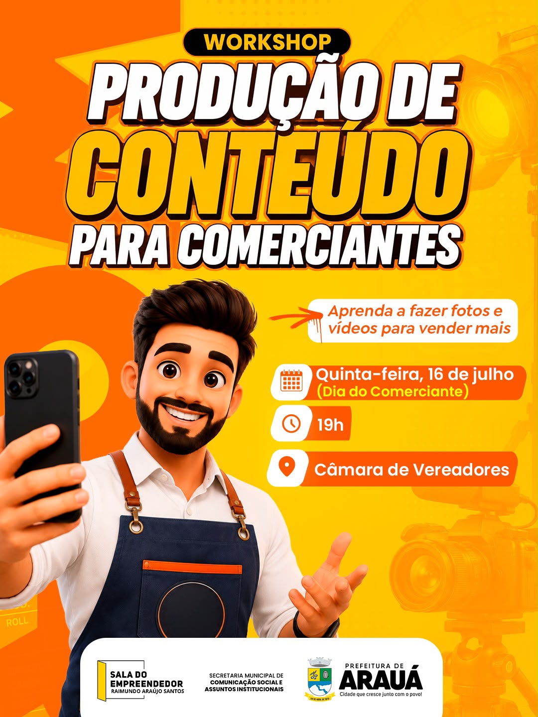 Workshop de Produção de Conteúdo para Comerciantes
