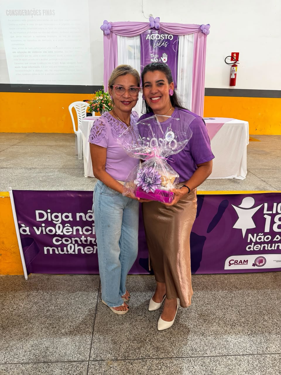 Foto 8 da notícia Agosto Lilás – Palestra Especial.