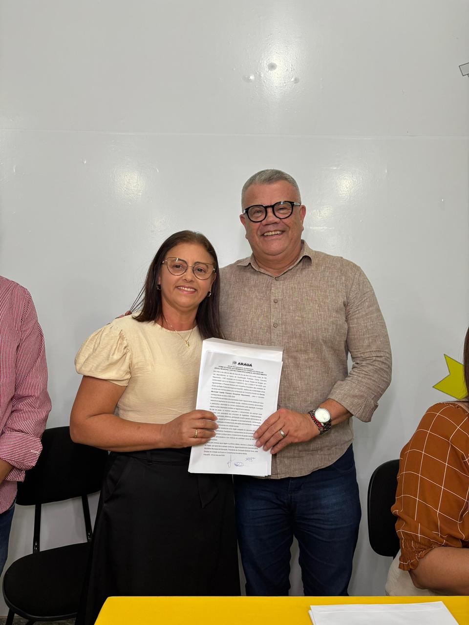 Foto da notícia Solenidade Oficial de Posse dos Conselhos Escolares das Unidades de Ensino da Rede Pública Municipal.