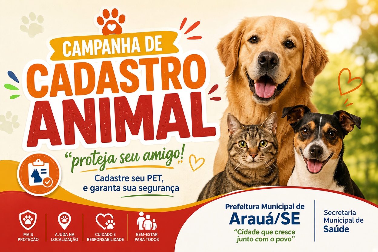 Campanha de Cadastro Animal.