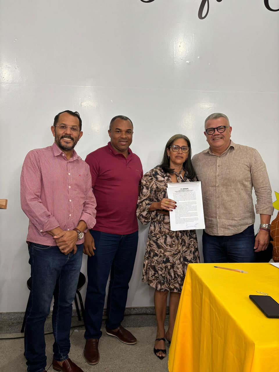 Foto da notícia Solenidade Oficial de Posse dos Conselhos Escolares das Unidades de Ensino da Rede Pública Municipal.