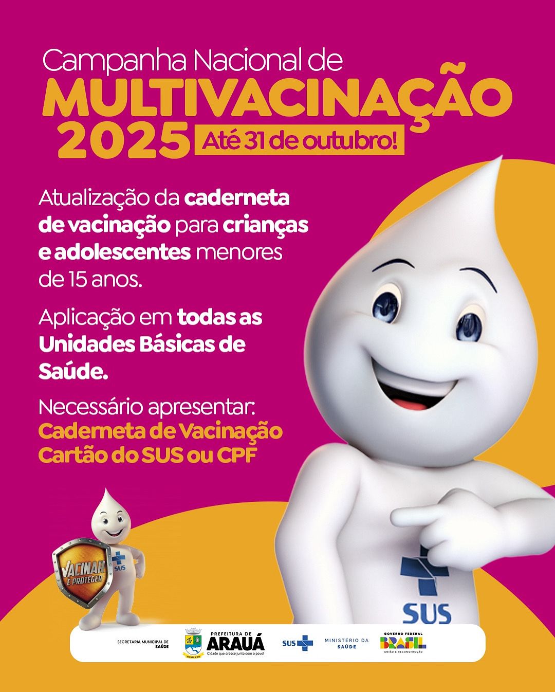 💉 Campanha Nacional de Multivacinação