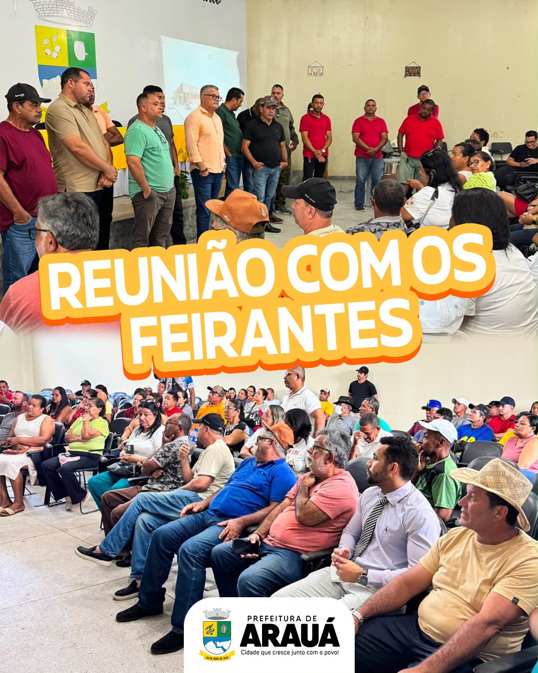 Reunião com os Feirantes!