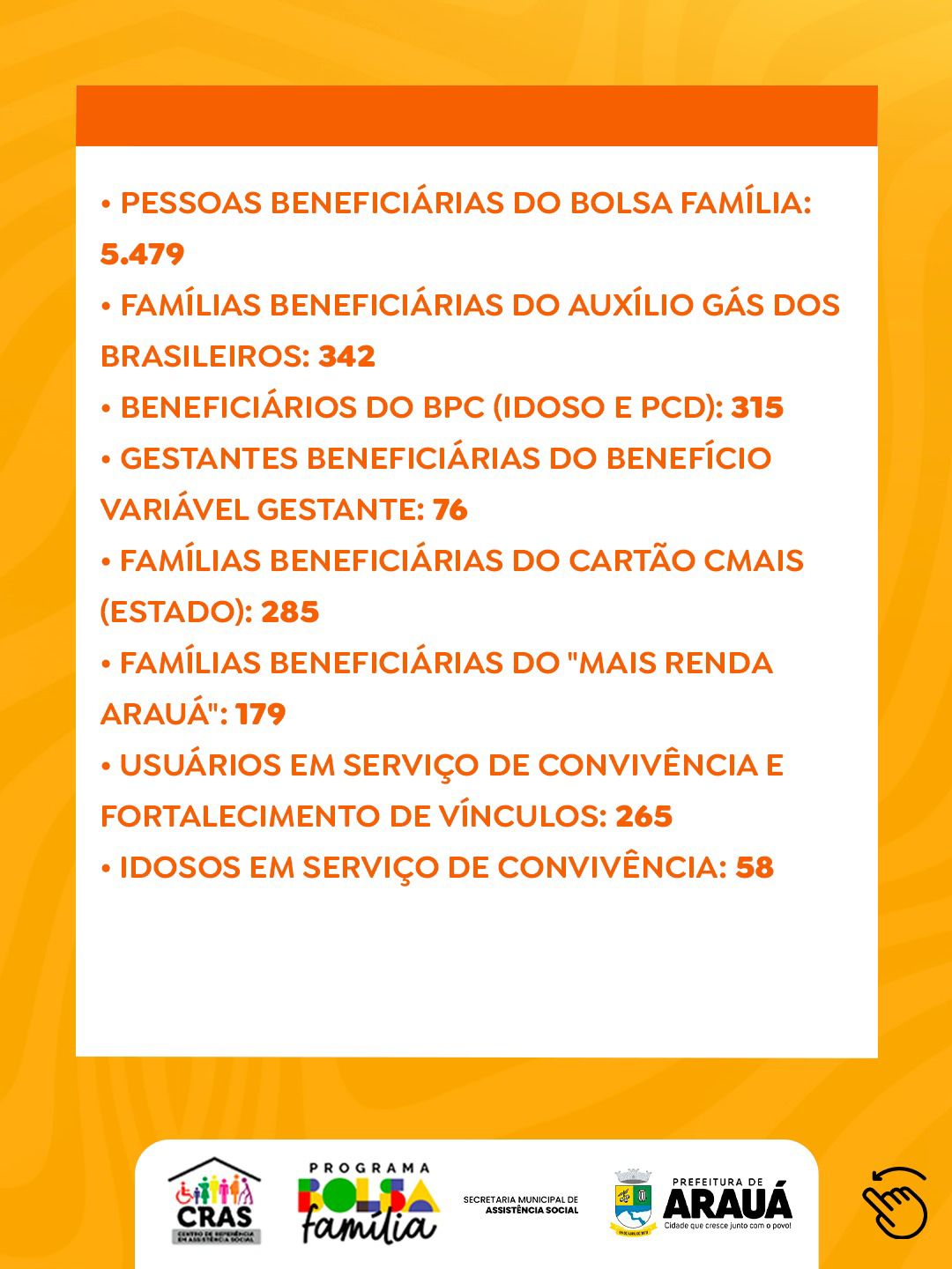 Foto da notícia 📈 Balanço CRAS 2025.