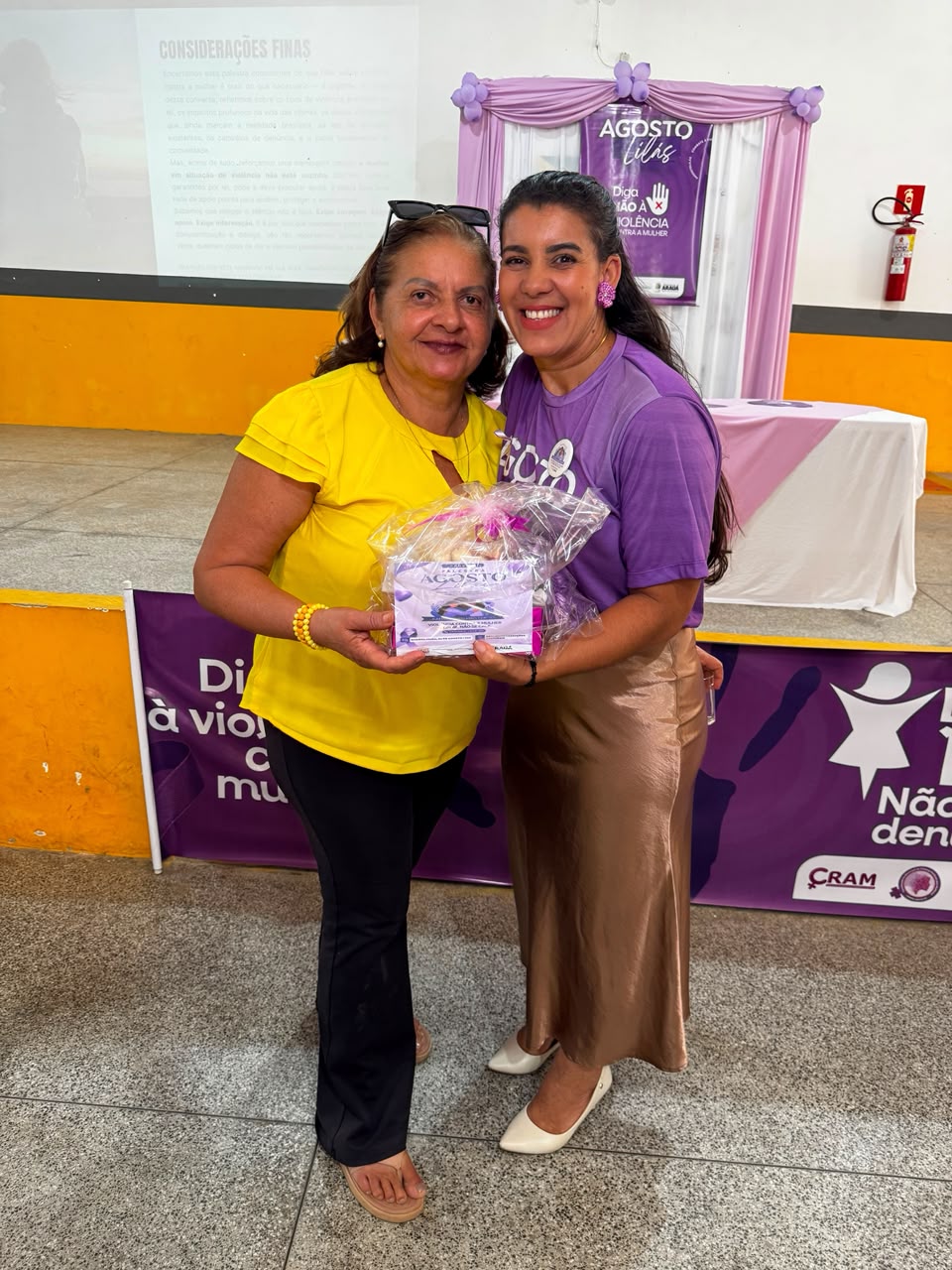 Foto 3 da notícia Agosto Lilás – Palestra Especial.