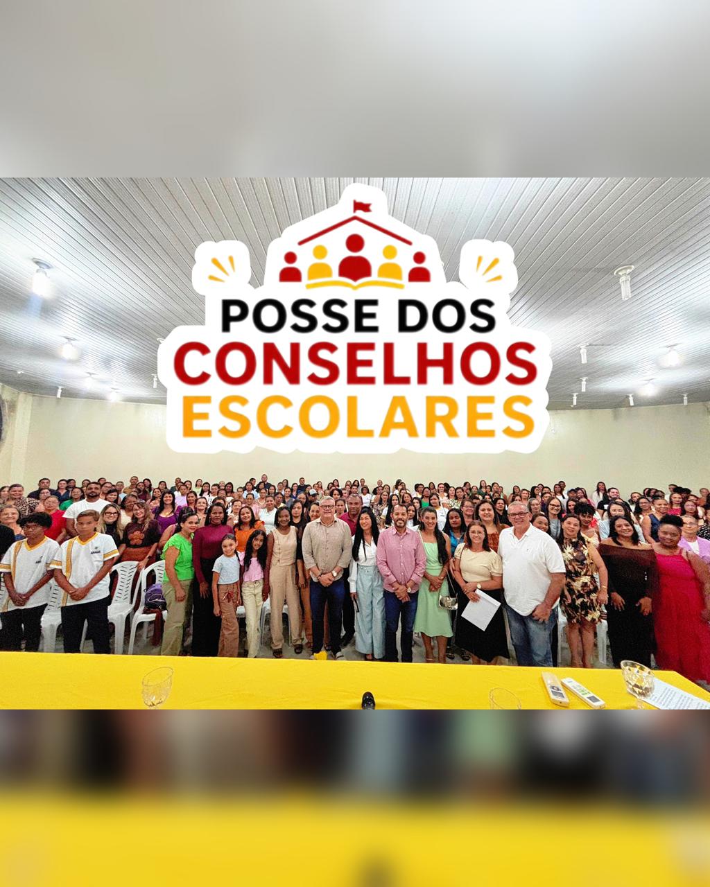 Solenidade Oficial de Posse dos Conselhos Escolares das Unidades de Ensino da Rede Pública Municipal.