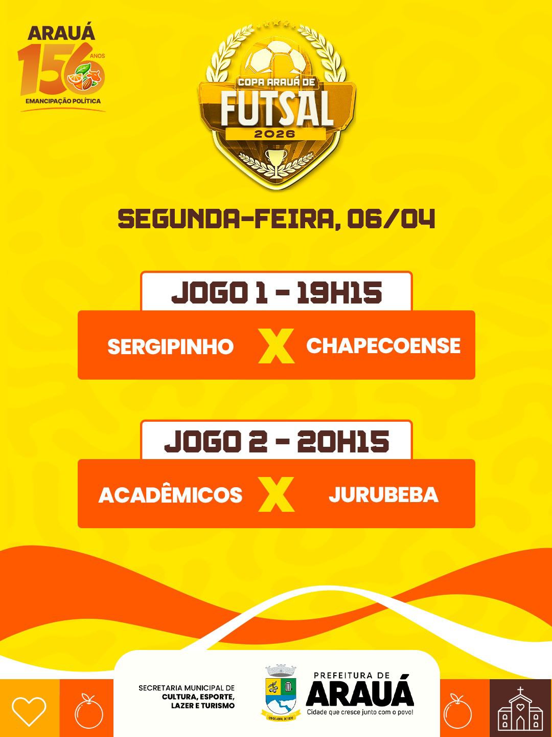 Foto da notícia Copa Arauá de Futsal 2026 ⚽️