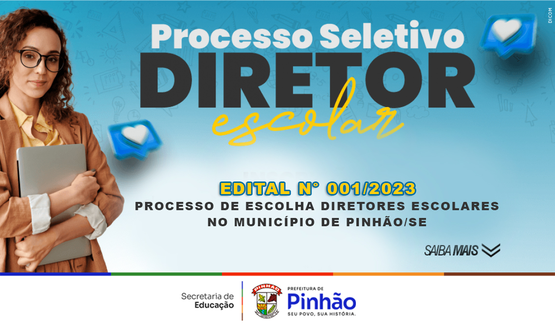 PROCESSO DE ESCOLHA DIRETORES ESCOLARES NO MUNICÍPIO DE PINHÃO/SE