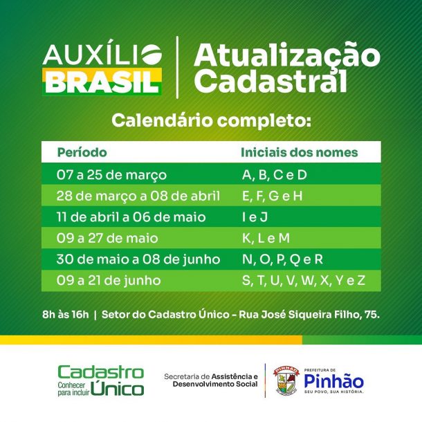 ATUALIZAÇÃO CADASTRAL DO AUXÍLIO BRASIL