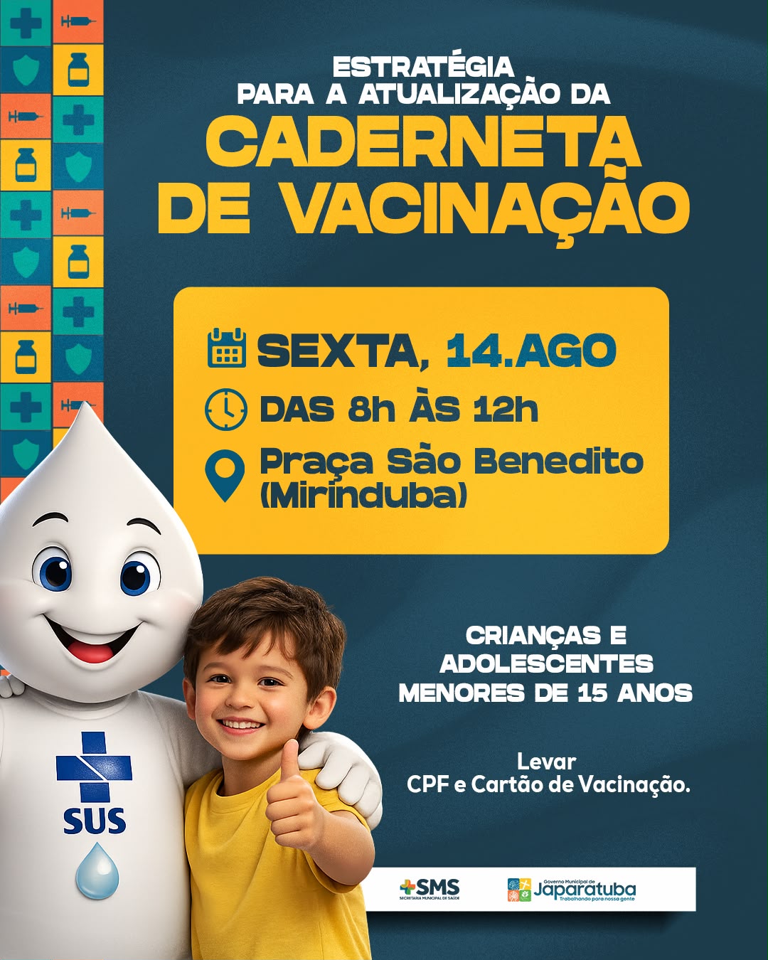 JAPARATUBA PROMOVE ATUALIZAÇÃO DA CADERNETA DE ATUALIZAÇÃO