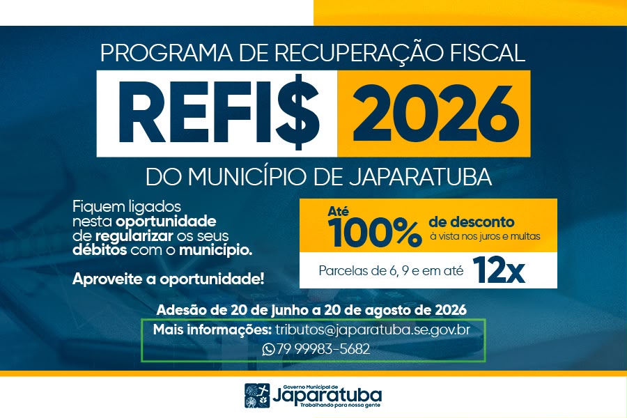 PROGRAMA DE RECUPERAÇÃO FISCAL – REFIS 2026