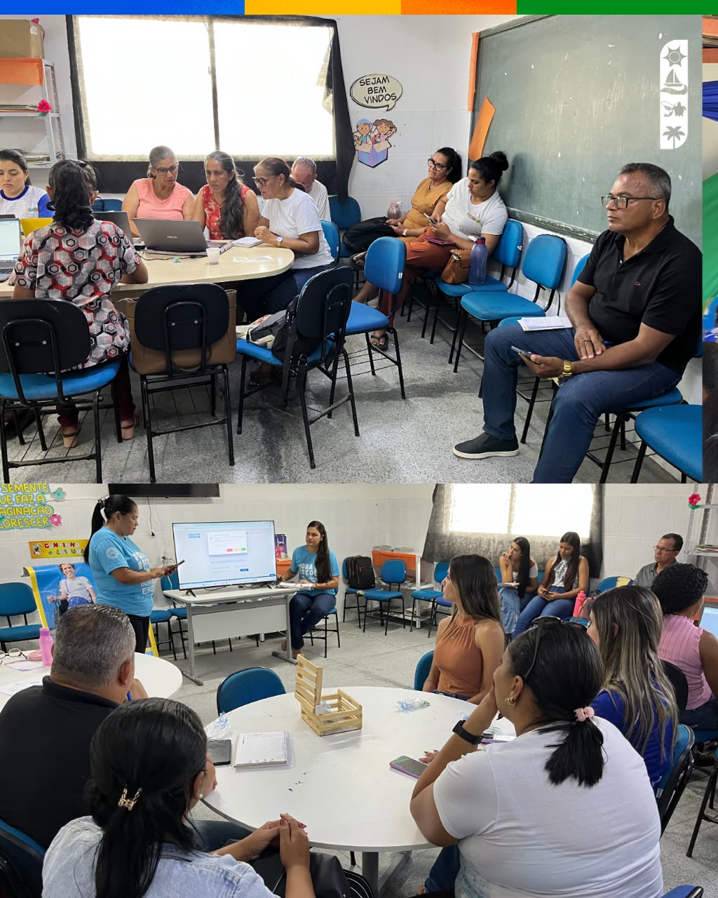 Foto 1 da notícia Capacitação fortalece atuação dos técnicos verificadores da Busca Ativa Escolar