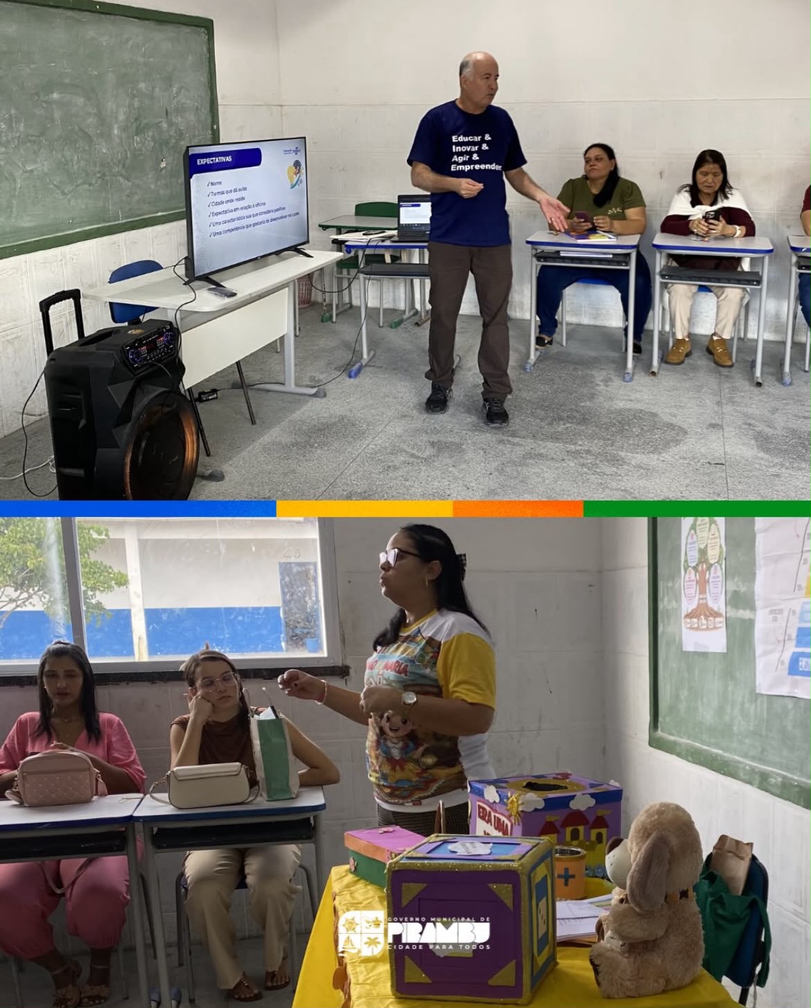 Formação continuada para os professores da Rede Municipal de Educação 
