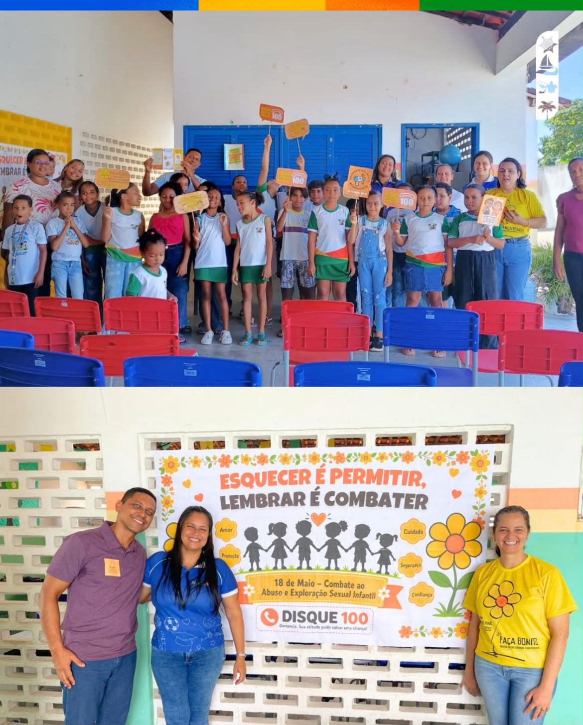 Foto 1 da notícia Ação de conscientização nas escolas