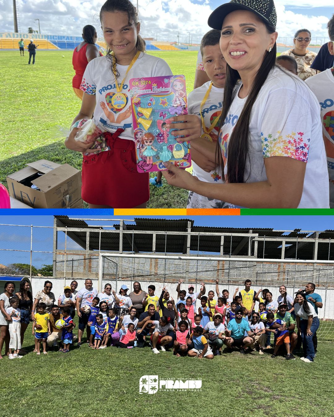 Foto da notícia Assistidos do TEA participam da ação "Estrelas do Campo"