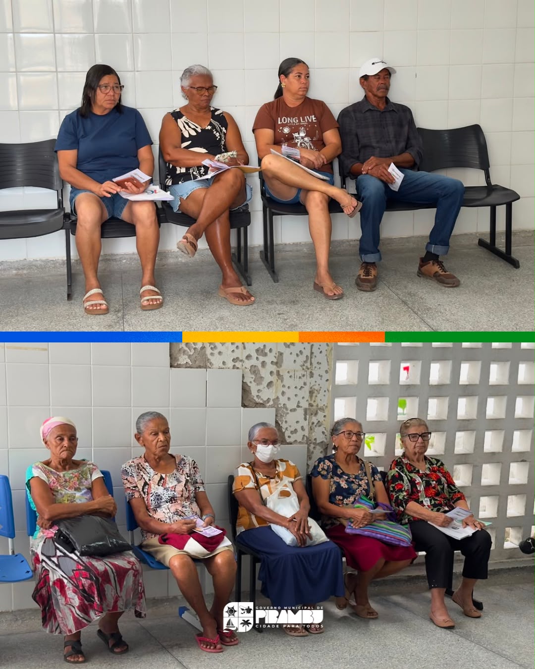 Foto 2 da notícia CREAS realiza ação da campanha Agosto Lilás na Clínica de Saúde