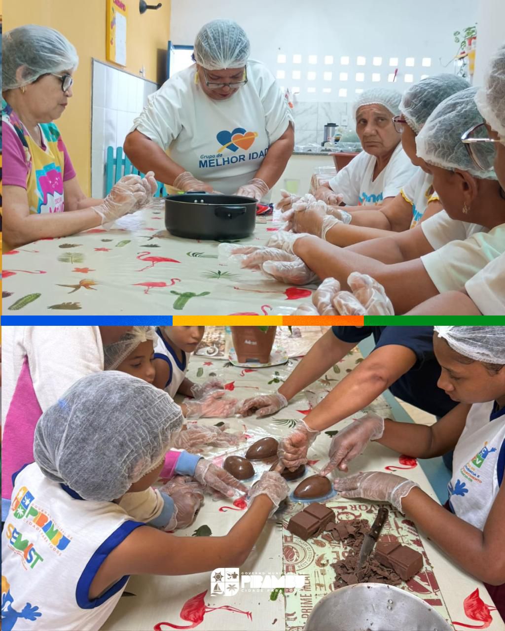 Serviço de Convivência realiza Oficina de Páscoa e inicia entrega de ovos