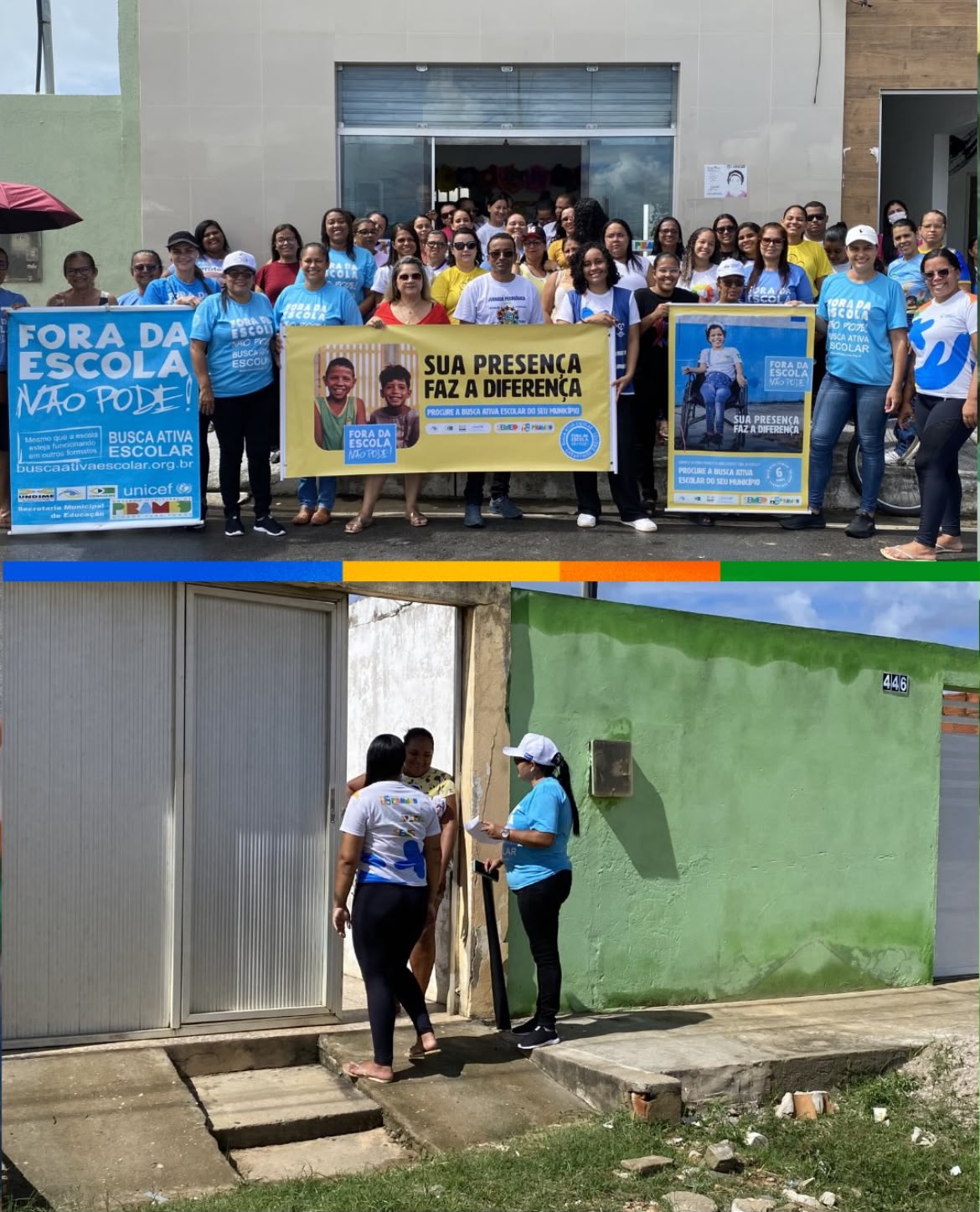 Ação da Busca Ativa Escolar em todos os bairros do município