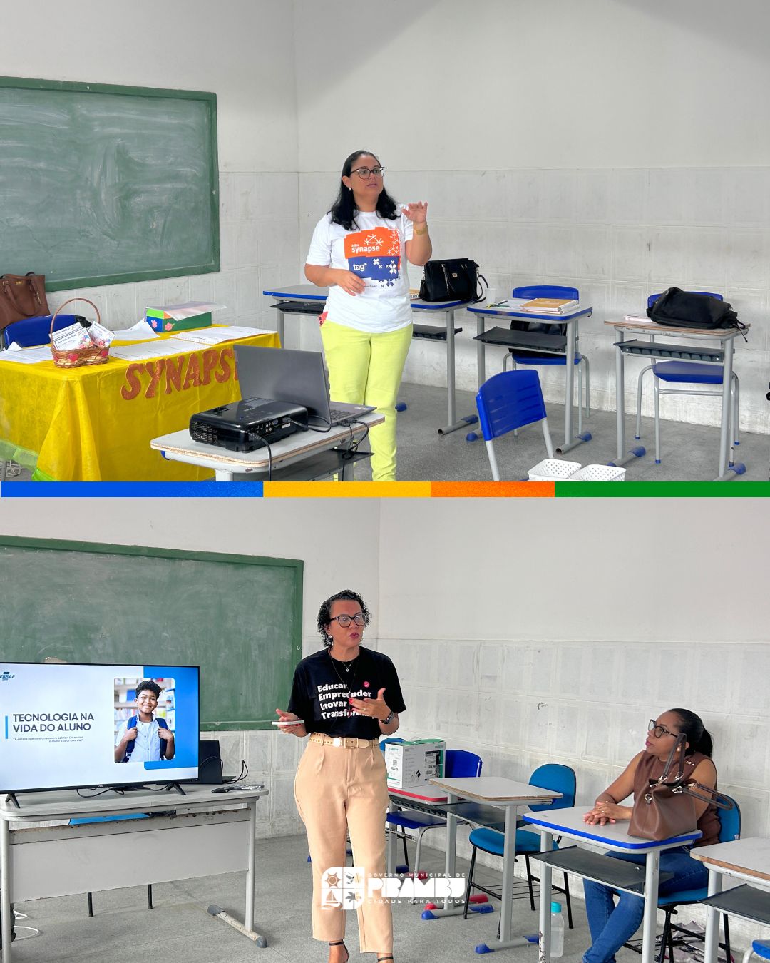Foto da notícia Sensibilização e Encontro  Formativo na Escola Municipal Mário Trindade Cruz