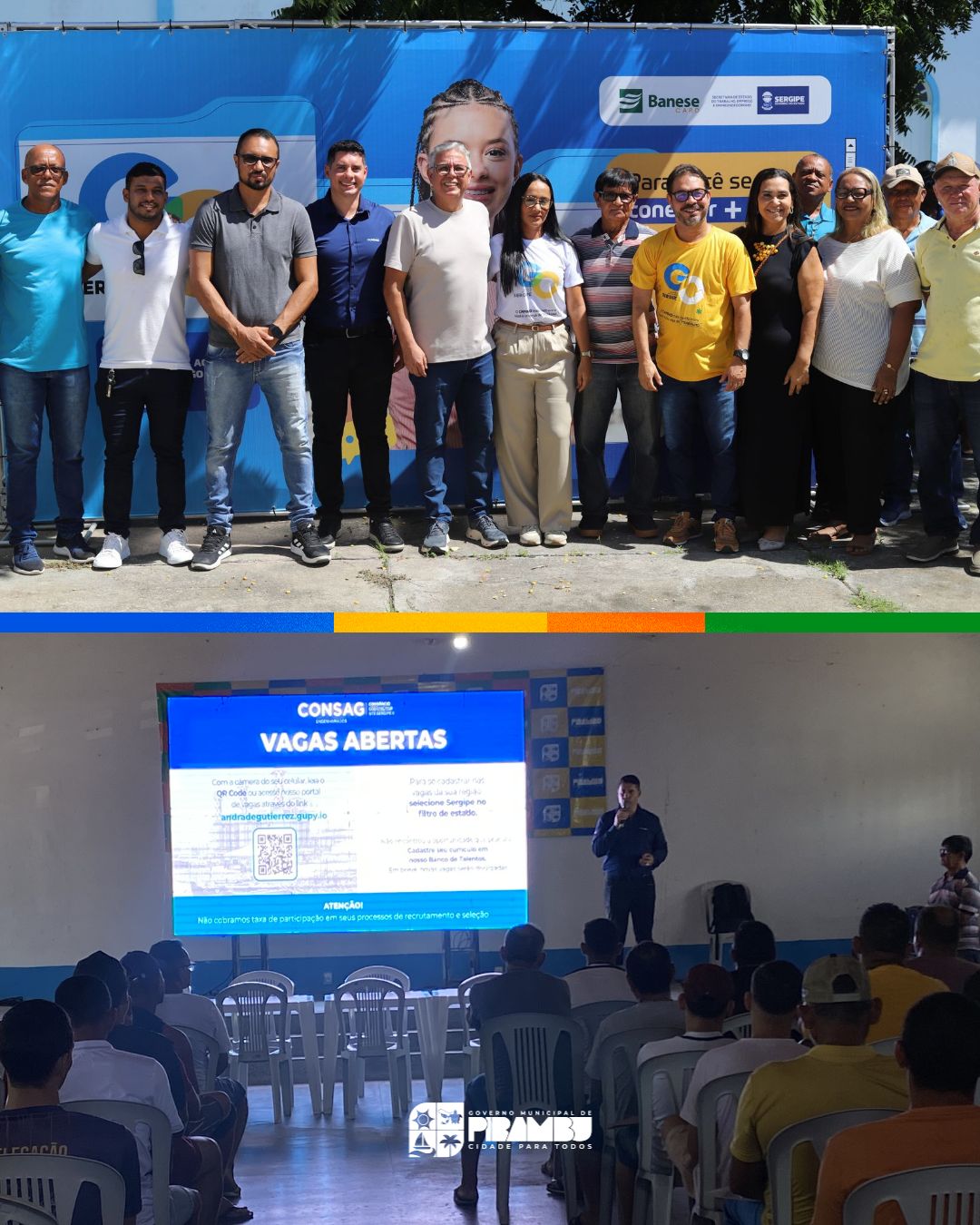 Foto da notícia Mutirão de Empregos impulsiona oportunidades e qualificação profissional em Pirambu