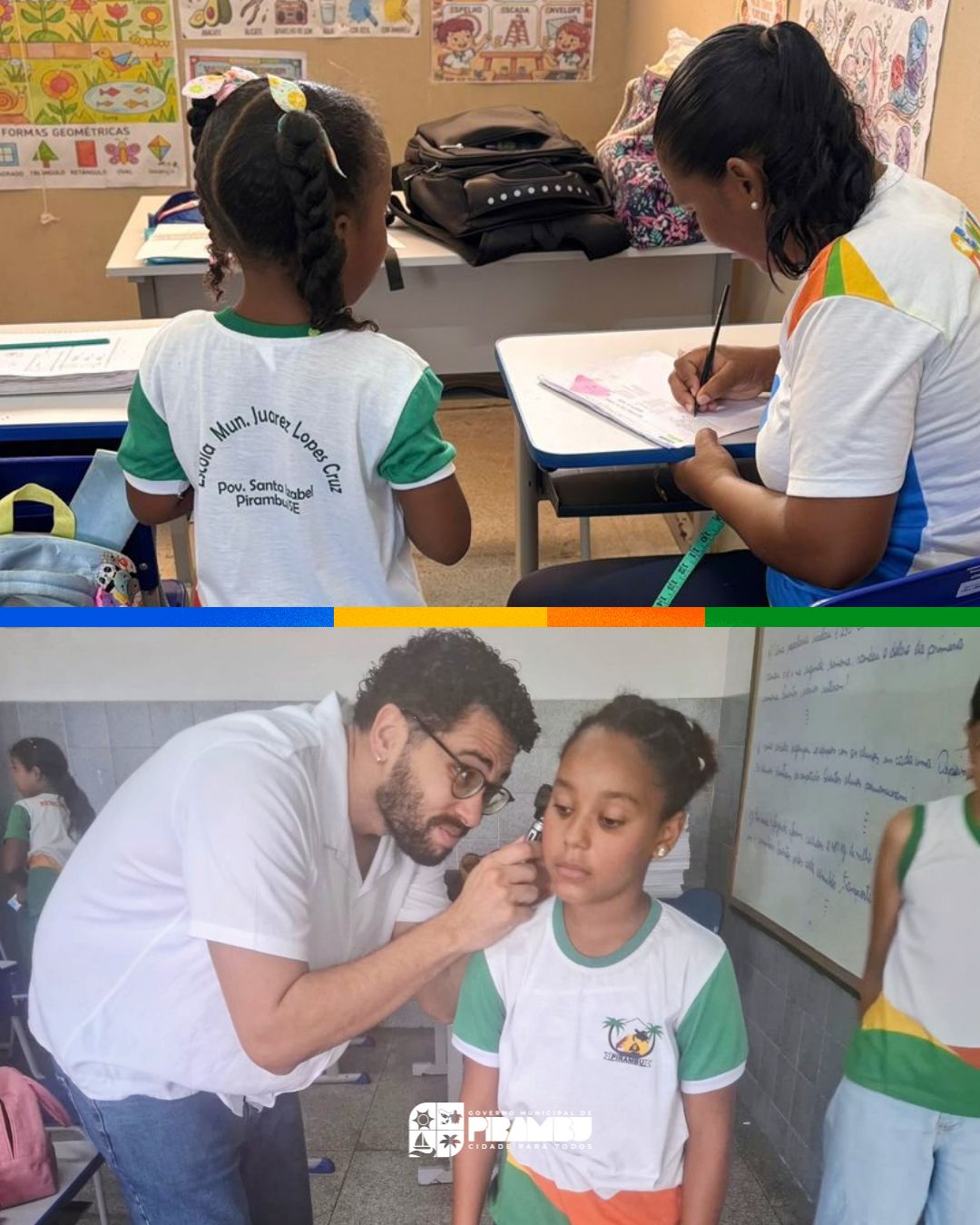 Foto da notícia Ação do Programa Saúde na Escola nos povoados