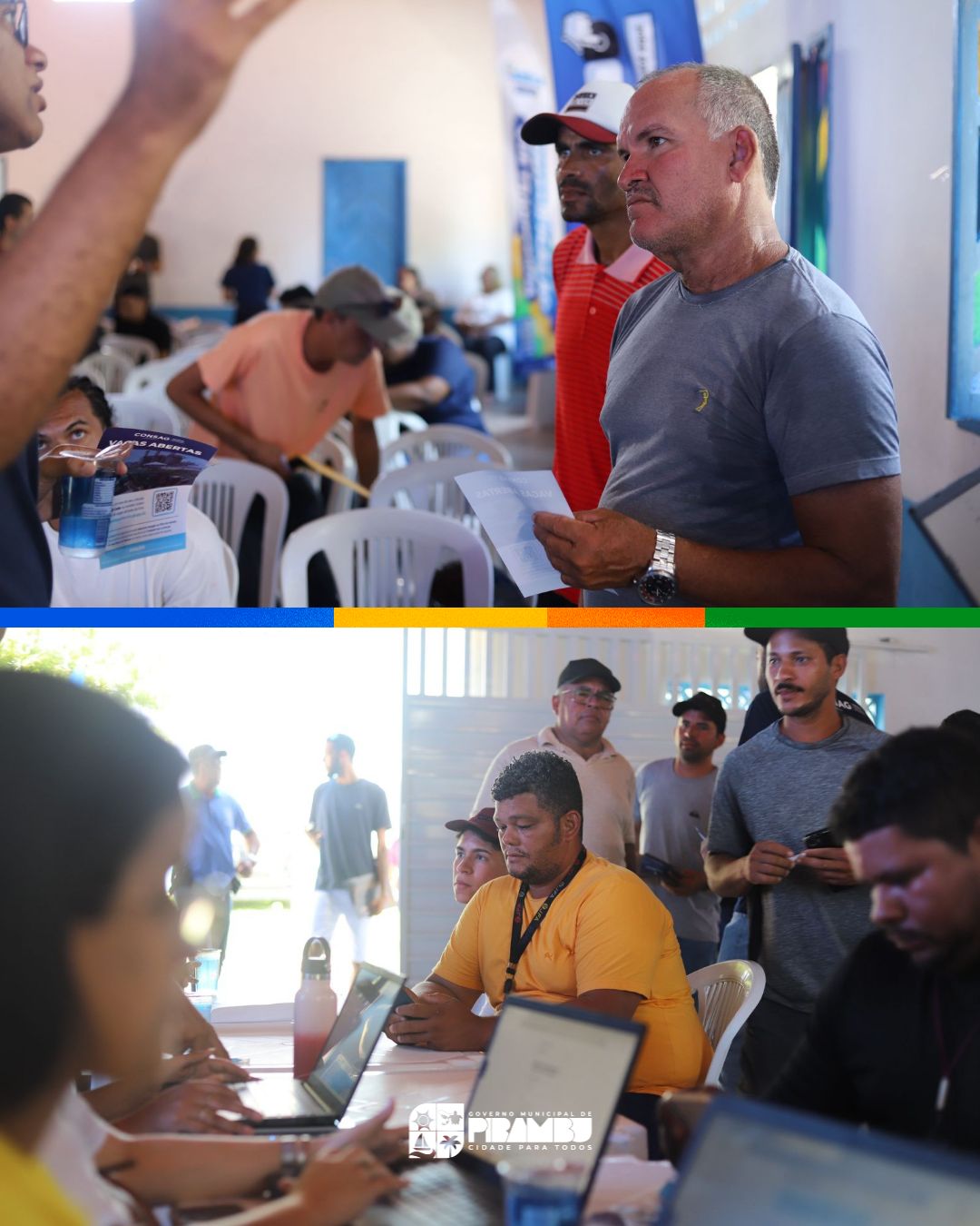 Foto da notícia Mutirão de Empregos impulsiona oportunidades e qualificação profissional em Pirambu