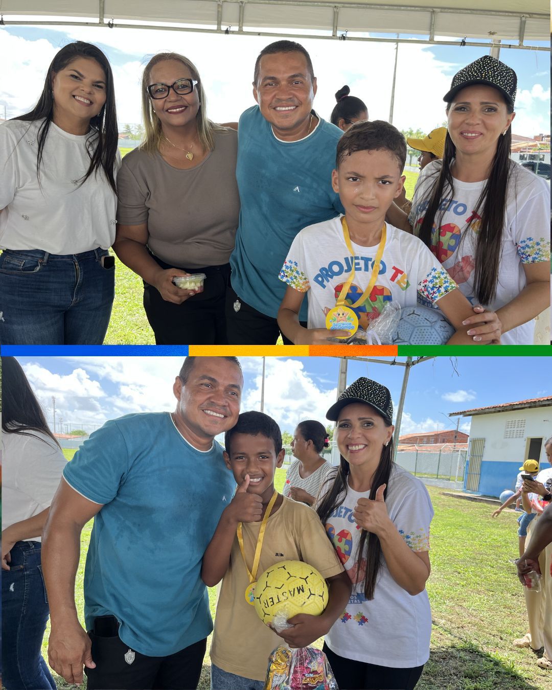 Foto da notícia Assistidos do TEA participam da ação "Estrelas do Campo"