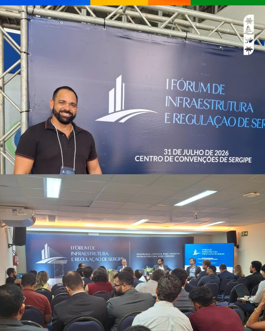 Foto 1 da notícia Pirambu Presente: Secretário de Meio Ambiente participa de evento sobre investimentos no setor de energia