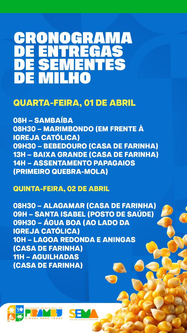 Foto da notícia Com essa chuvinha boa, é hora de plantar milho!