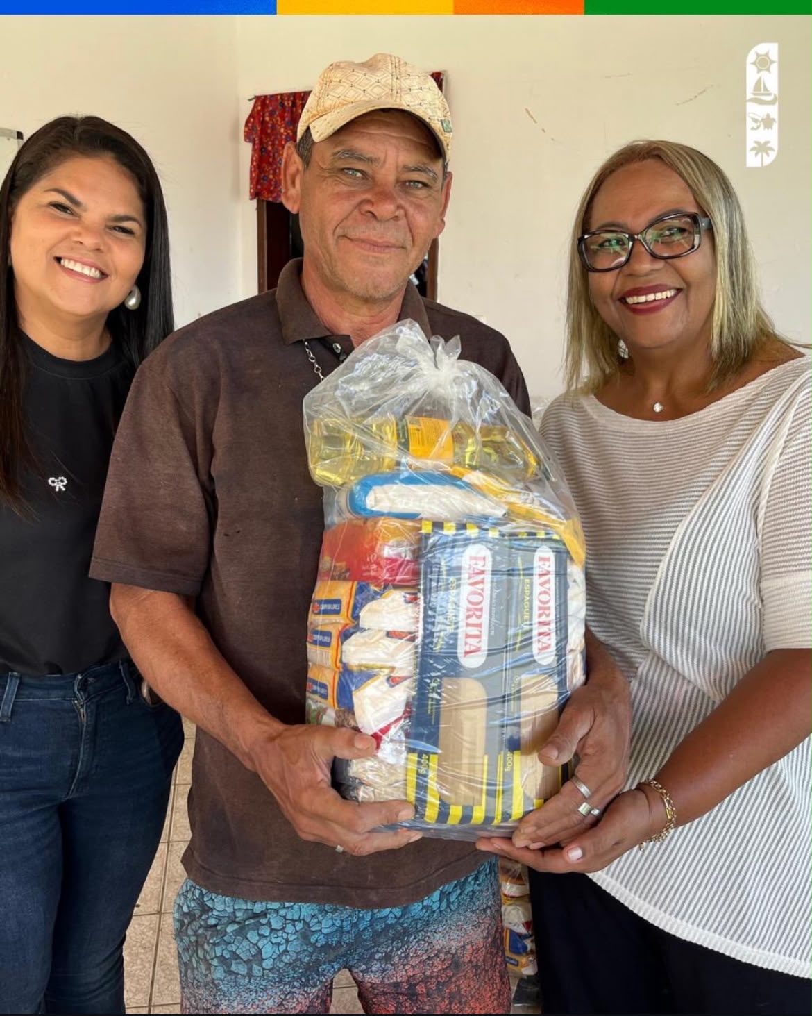 Foto da notícia Entrega de cestas básicas 