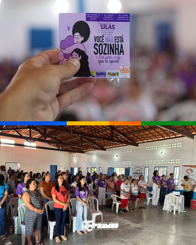 Foto da notícia AGOSTO LILÁS 💜