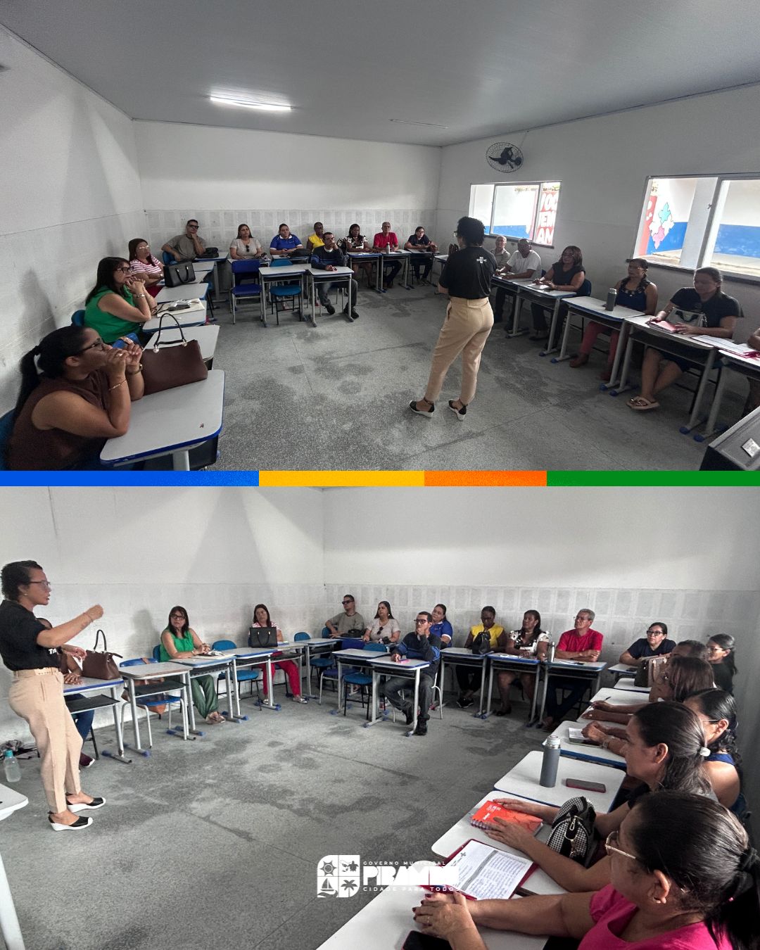 Foto da notícia Sensibilização e Encontro  Formativo na Escola Municipal Mário Trindade Cruz