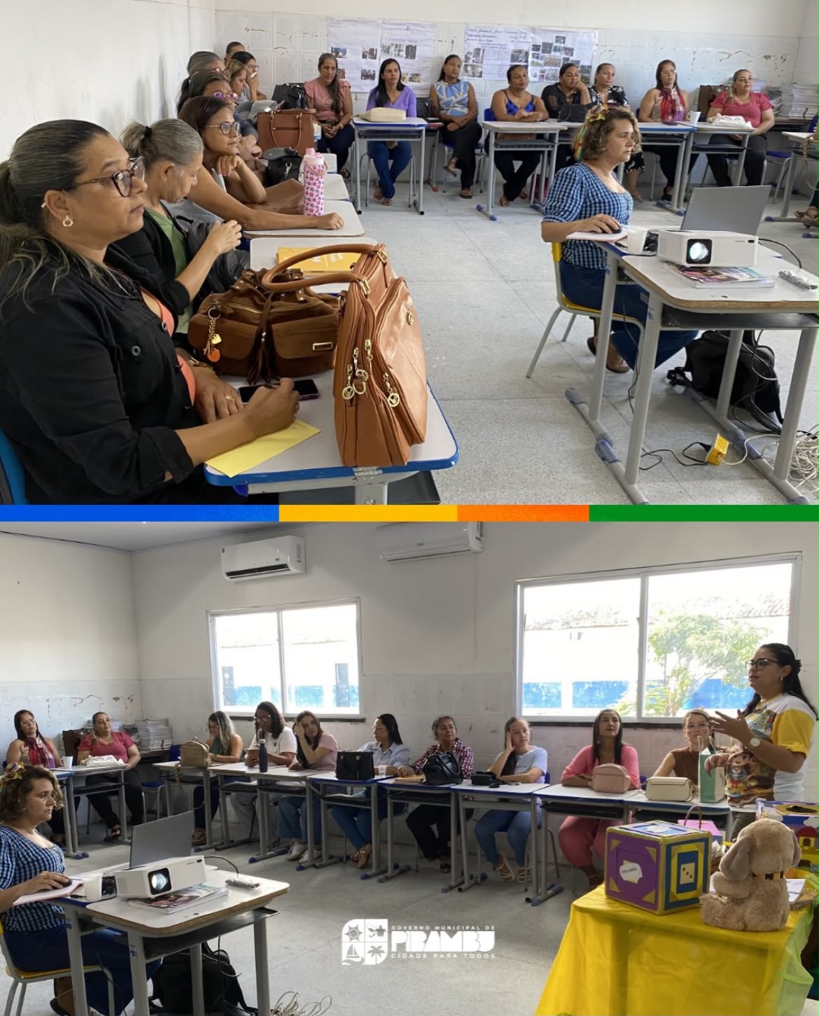 Foto 1 da notícia Formação continuada para os professores da Rede Municipal de Educação 