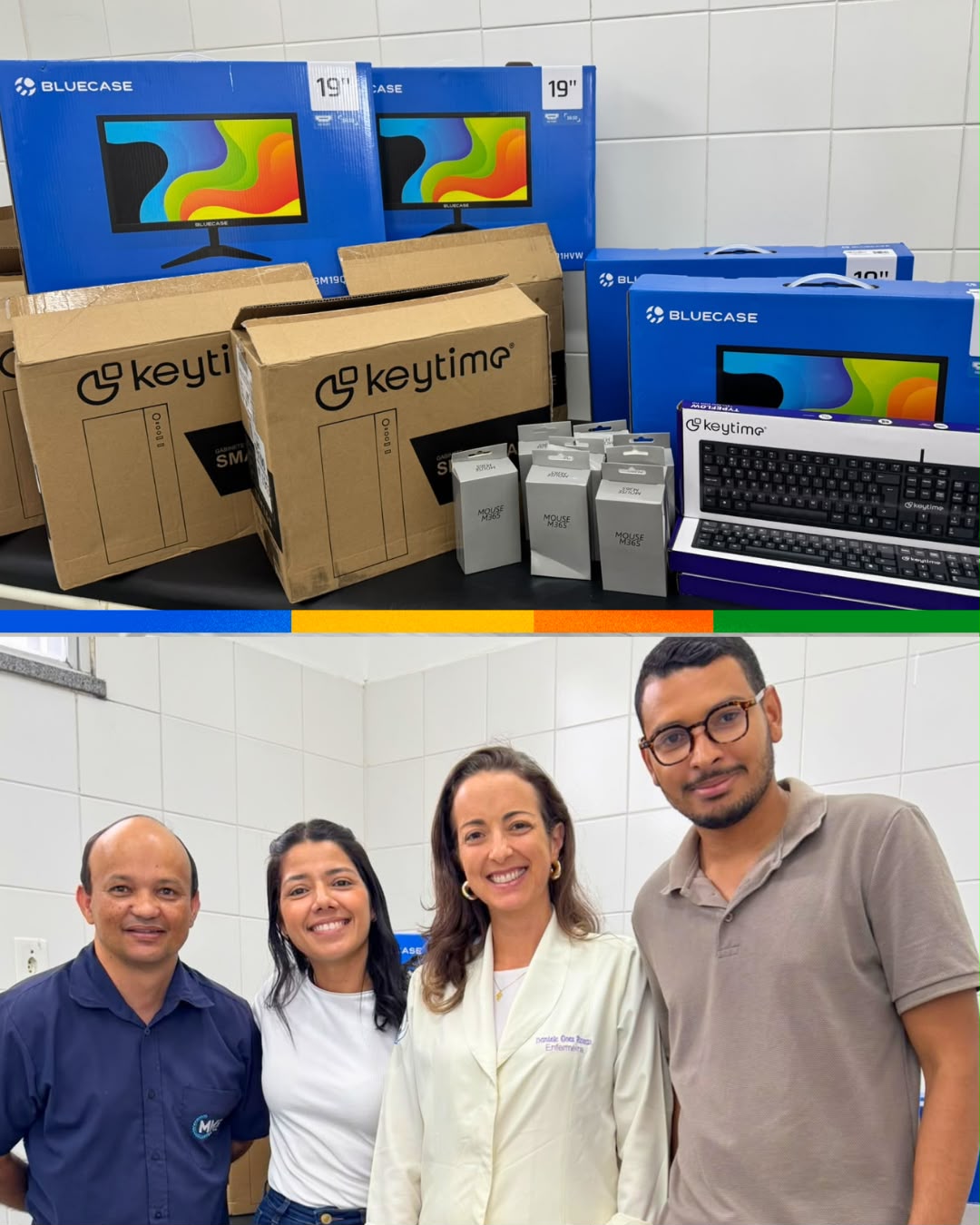 Pirambu recebe novos computadores para fortalecer a Atenção Primária à Saúde de Pirambu