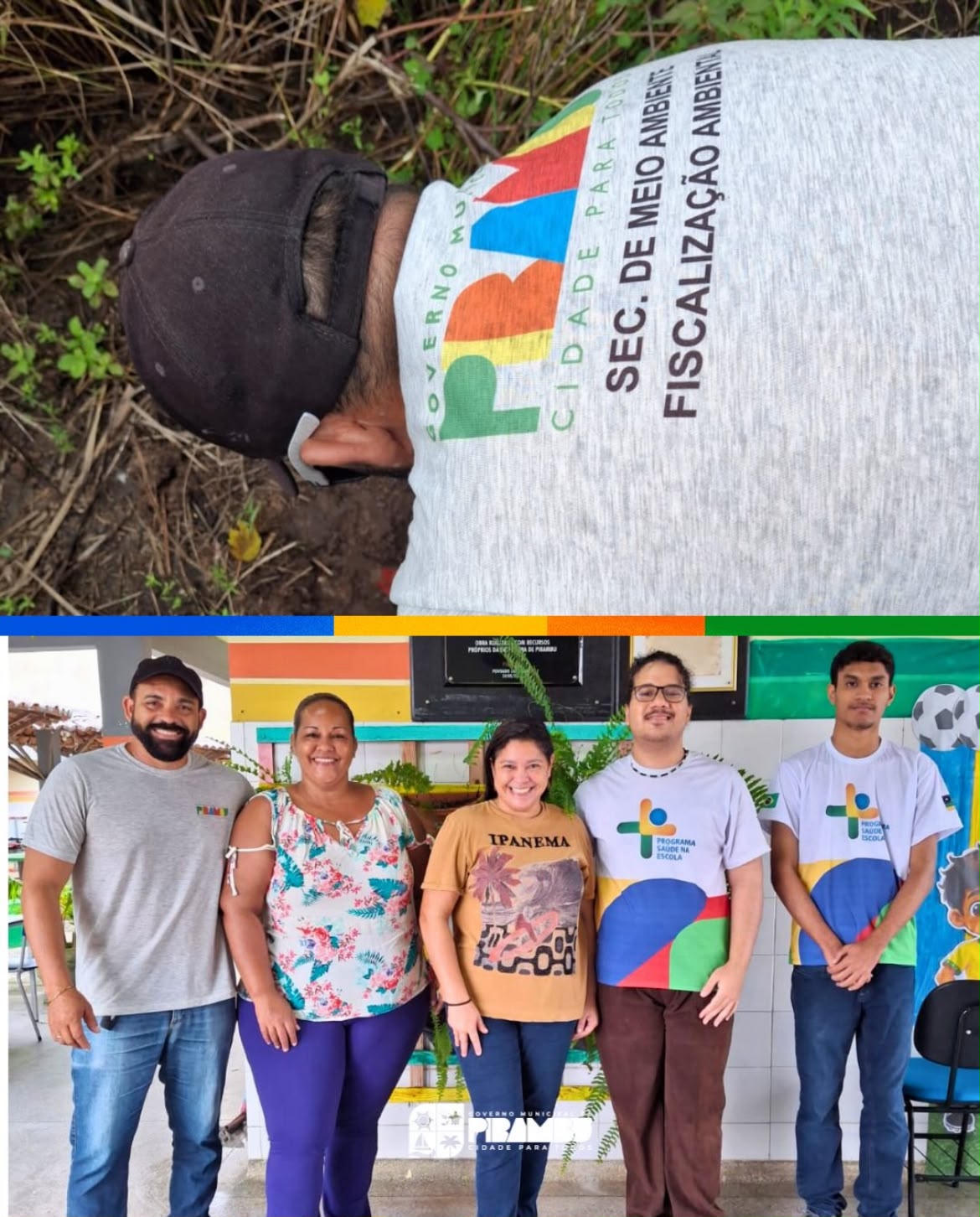 Foto da notícia Ação de plantio de mudas de buriti